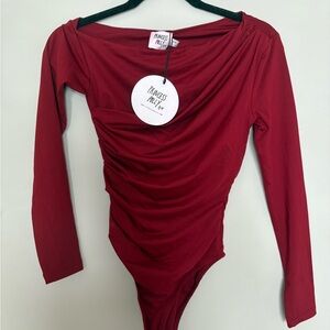 Princess Polly Red Bodysuit